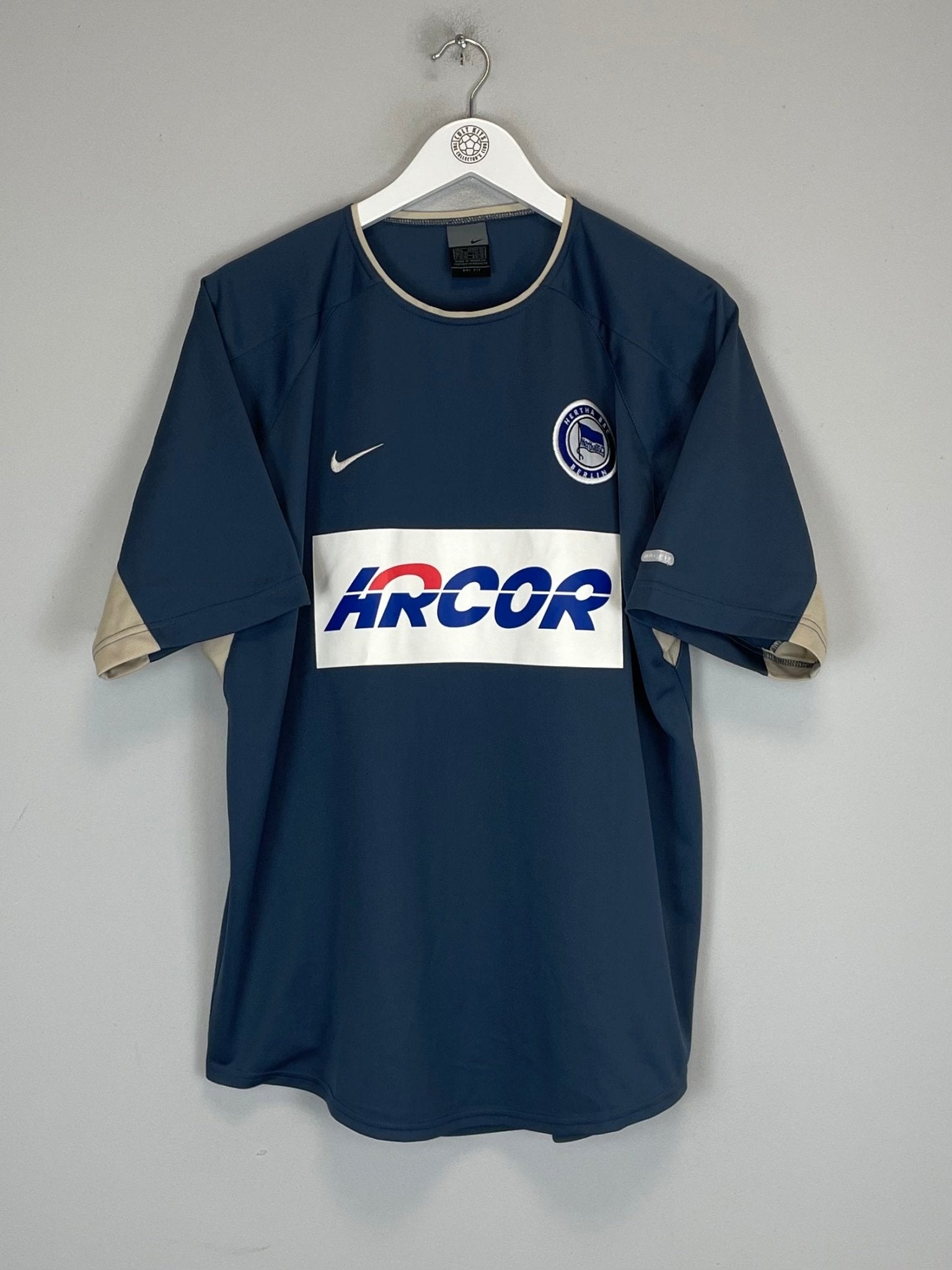 Shop 2003/04 HERTHA BERLIN AWAY SHIRT (L) NIKE, classic football shirts, vintage football shirts & retro soccer jerseys at Cult Kits