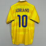 Shop 2003/04 INTER MILAN ADRIANO #10 AWAY SHIRT (L) NIKE, classic football shirts, vintage football shirts & retro soccer jerseys at Cult Kits