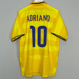 Shop 2003/04 INTER MILAN ADRIANO #10 AWAY SHIRT (L) NIKE, classic football shirts, vintage football shirts & retro soccer jerseys at Cult Kits
