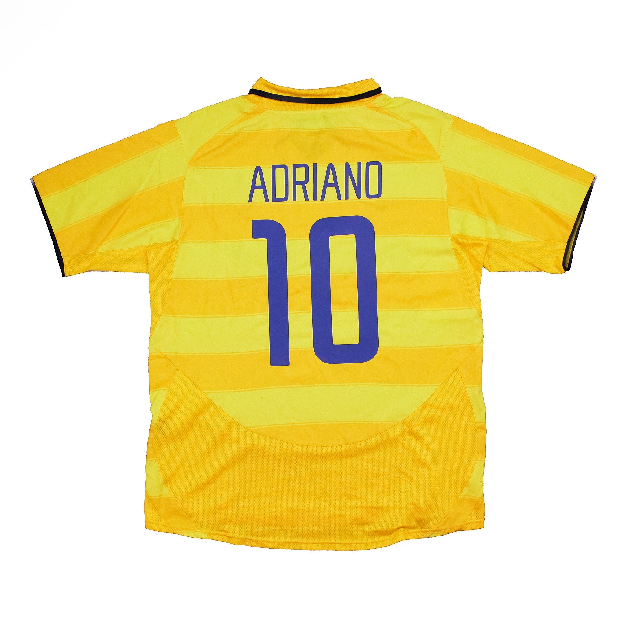 Buy 2003/04 Inter Milan Adriano 10 Away Shirt (L) Nike ~ Free worldwide shipping ~ Authentic Vintage Football Shirts from Cult Kits