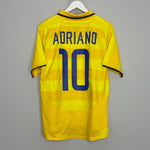 Shop 2003/04 INTER MILAN ADRIANO #10 AWAY SHIRT (M) NIKE, classic football shirts, vintage football shirts & retro soccer jerseys at Cult Kits