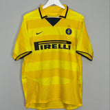 Shop 2003/04 INTER MILAN ADRIANO #10 AWAY SHIRT (M) NIKE, classic football shirts, vintage football shirts & retro soccer jerseys at Cult Kits