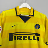 Shop 2003/04 INTER MILAN ADRIANO #10 AWAY SHIRT (M) NIKE, classic football shirts, vintage football shirts & retro soccer jerseys at Cult Kits