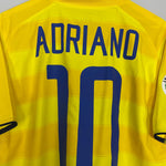 Shop 2003/04 INTER MILAN ADRIANO #10 AWAY SHIRT (M) NIKE, classic football shirts, vintage football shirts & retro soccer jerseys at Cult Kits
