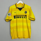 Shop 2003/04 INTER MILAN ADRIANO #10 AWAY SHIRT (M) NIKE, classic football shirts, vintage football shirts & retro soccer jerseys at Cult Kits