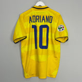 Shop 2003/04 INTER MILAN ADRIANO #10 AWAY SHIRT (M) NIKE, classic football shirts, vintage football shirts & retro soccer jerseys at Cult Kits