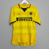 Shop 2003/04 INTER MILAN ADRIANO #10 AWAY SHIRT (M) NIKE, classic football shirts, vintage football shirts & retro soccer jerseys at Cult Kits