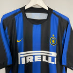 Shop 2003/04 INTER MILAN ADRIANO #10 HOME SHIRT (L) NIKE, classic football shirts, vintage football shirts & retro soccer jerseys at Cult Kits