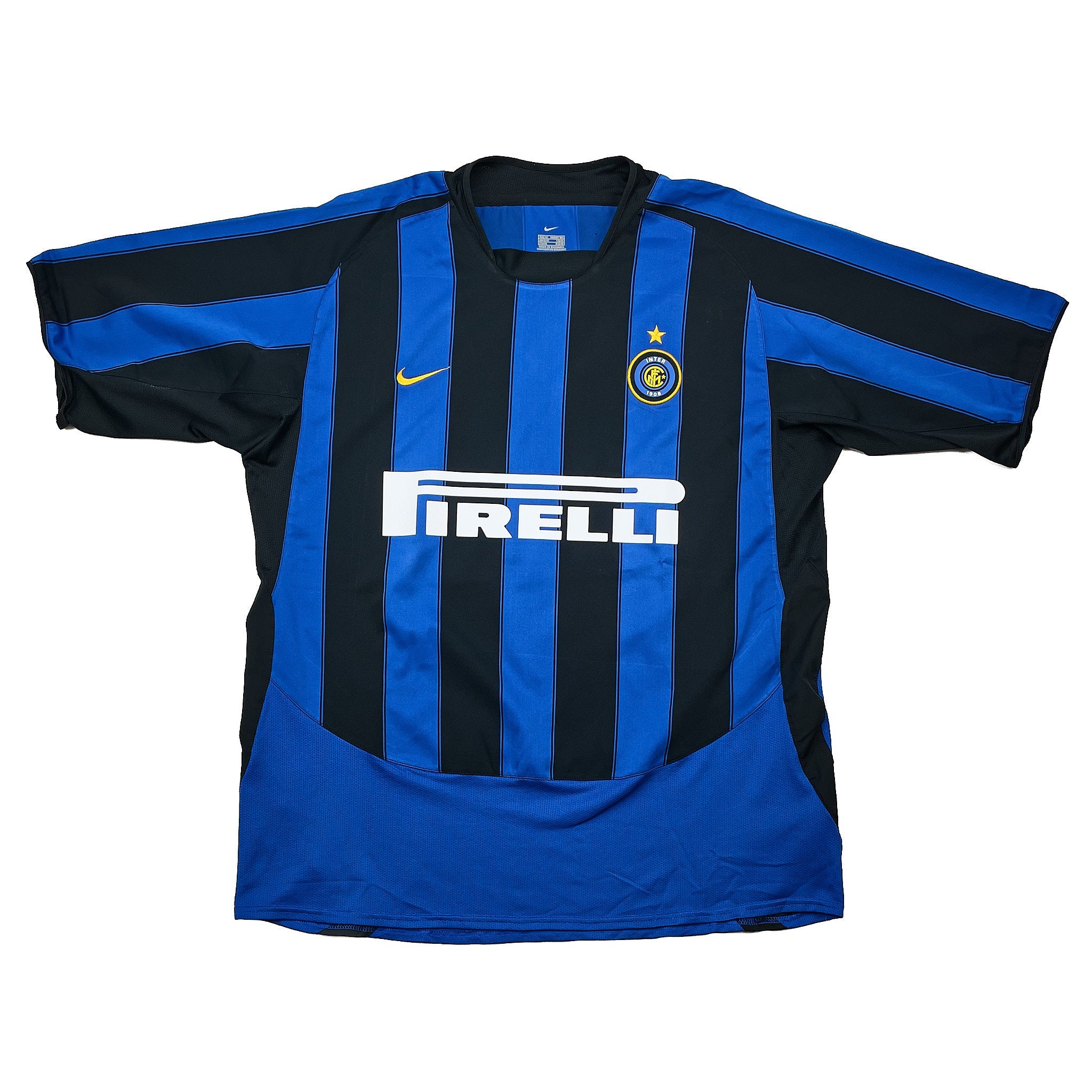 Buy 2003/04 Inter Milan Adriano 10 Home Shirt (XL) Nike ~ Free worldwide shipping ~ Authentic Vintage Football Shirts from Cult Kits