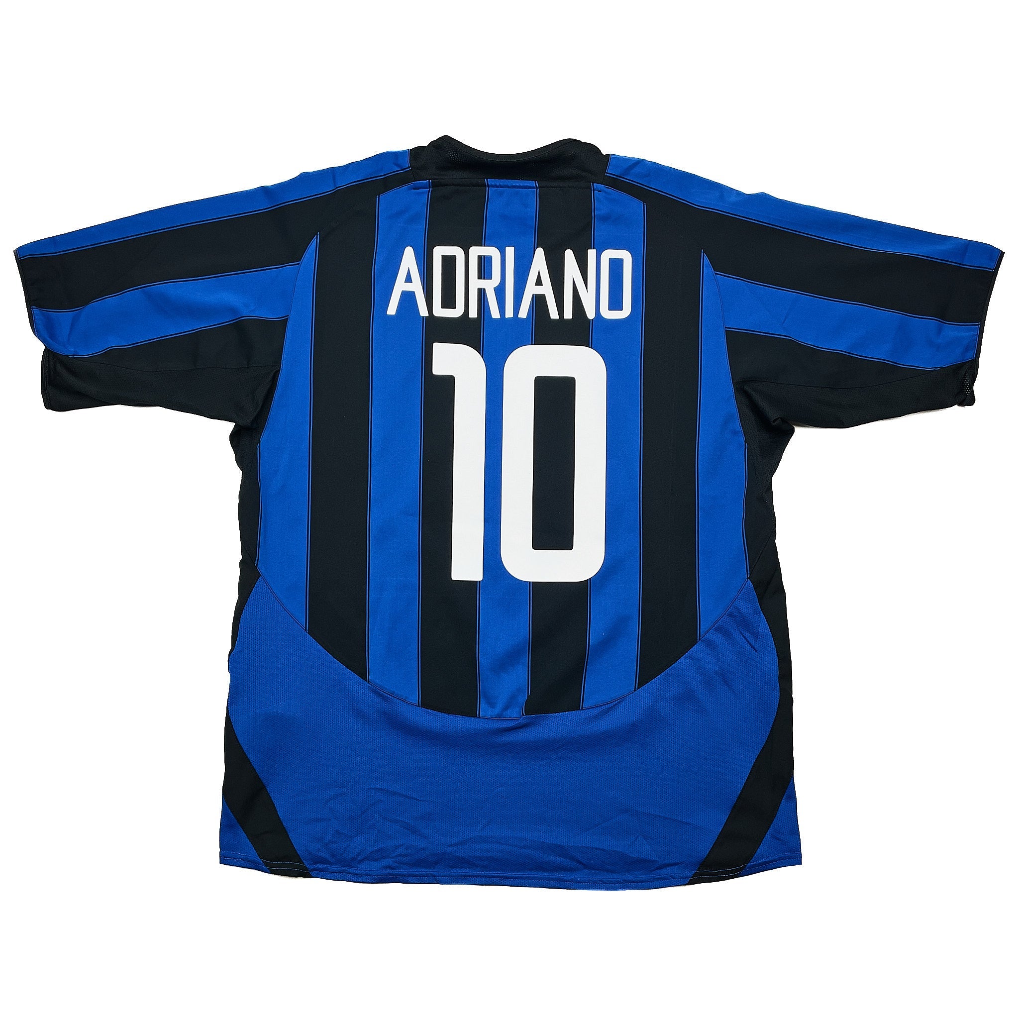 Buy 2003/04 Inter Milan Adriano 10 Home Shirt (XL) Nike ~ Free worldwide shipping ~ Authentic Vintage Football Shirts from Cult Kits