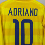 Shop 2003/04 INTER MILAN ADRIANO #10 L/S AWAY SHIRT (S) NIKE, classic football shirts, vintage football shirts & retro soccer jerseys at Cult Kits