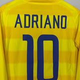 Shop 2003/04 INTER MILAN ADRIANO #10 L/S AWAY SHIRT (S) NIKE, classic football shirts, vintage football shirts & retro soccer jerseys at Cult Kits