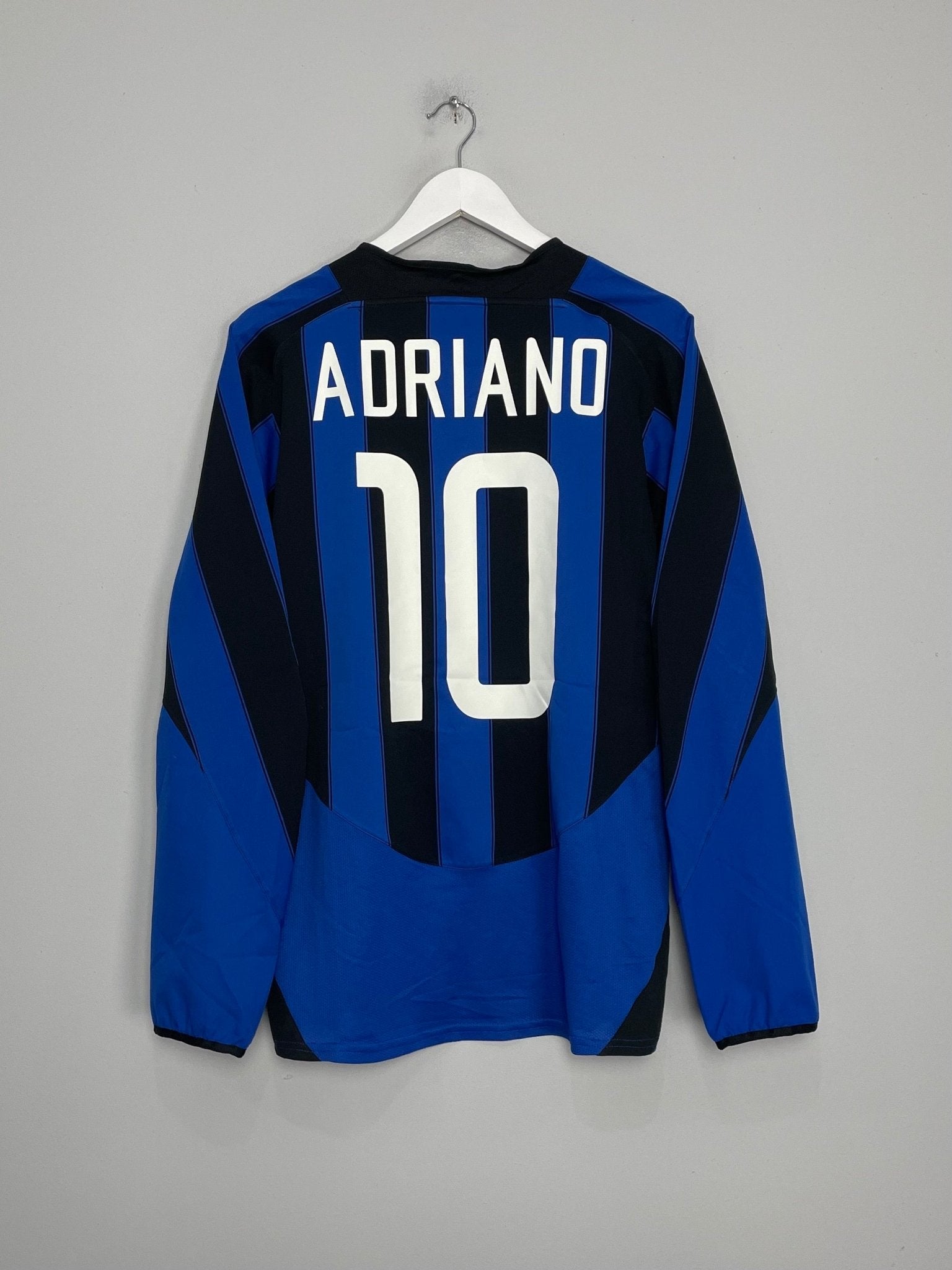 2003/04 INTER MILAN ADRIANO #10 L/S HOME SHIRT (M) NIKE – Cult Kits