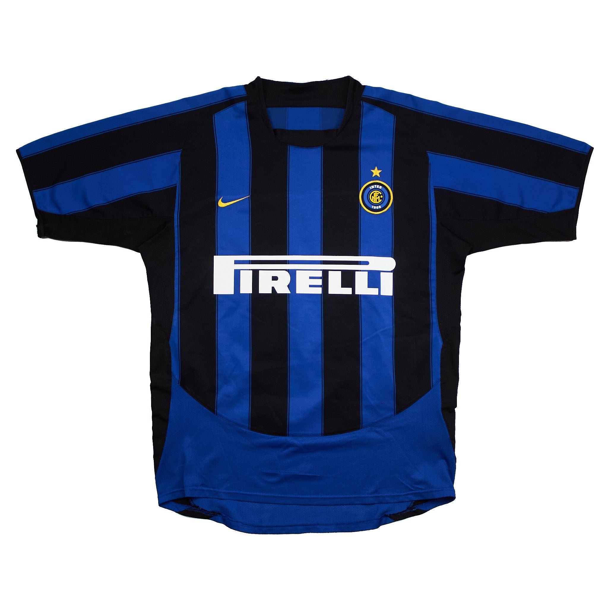 Buy 2003/04 Inter Milan Almeyda 25 Home Shirt (L) Nike ~ Free worldwide shipping ~ Authentic Vintage Football Shirts from Cult Kits