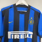 Shop 2003/04 INTER MILAN CRESPO #9 HOME SHIRT (L) NIKE, classic football shirts, vintage football shirts & retro soccer jerseys at Cult Kits