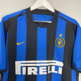 Shop 2003/04 INTER MILAN CRESPO #9 HOME SHIRT (L) NIKE, classic football shirts, vintage football shirts & retro soccer jerseys at Cult Kits