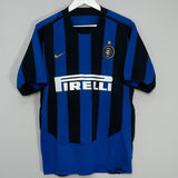 Shop 2003/04 INTER MILAN CRESPO #9 HOME SHIRT (L) NIKE, classic football shirts, vintage football shirts & retro soccer jerseys at Cult Kits