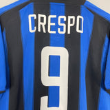 Shop 2003/04 INTER MILAN CRESPO #9 HOME SHIRT (L) NIKE, classic football shirts, vintage football shirts & retro soccer jerseys at Cult Kits