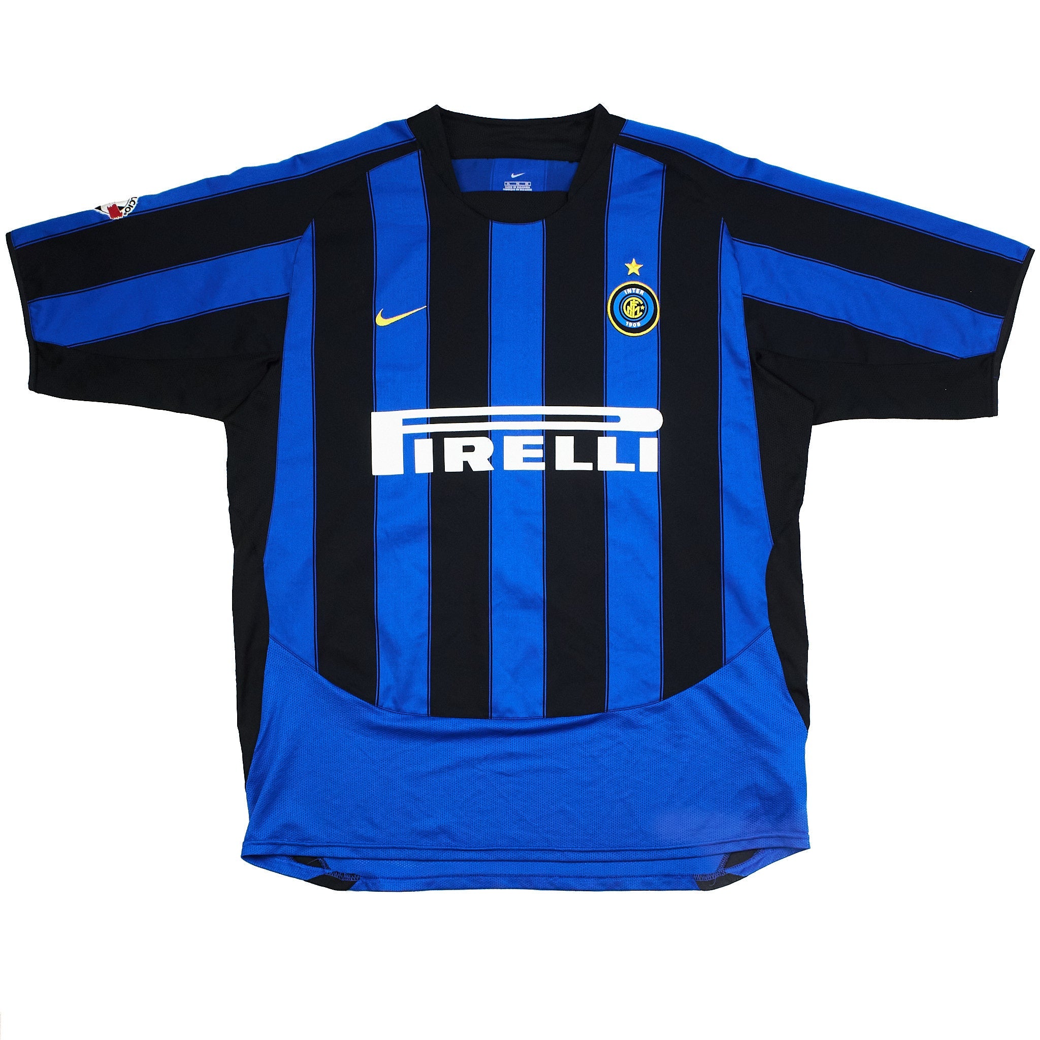 Buy 2003/04 Inter Milan Vieri 32 Home Shirt (XL) Nike ~ Free worldwide shipping ~ Authentic Vintage Football Shirts from Cult Kits