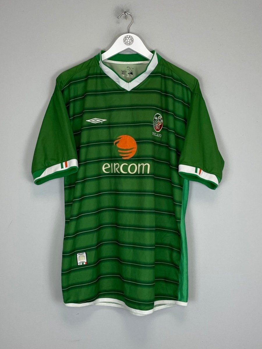 2003/04 IRELAND HOME SHIRT (L) UMBRO - Cult Kits - Large - Buy Vintage Football Shirts, Authentic Retro Football Shirts For Sale, Classic Football Shirts & Soccer Jersey