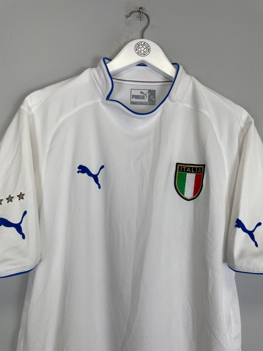 2003/04 ITALY AWAY SHIRT (XL) PUMA - Cult Kits - XL - Buy Vintage Football Shirts, Authentic Retro Football Shirts For Sale, Classic Football Shirts & Soccer Jersey