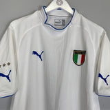 2003/04 ITALY AWAY SHIRT (XL) PUMA - Cult Kits - XL - Buy Vintage Football Shirts, Authentic Retro Football Shirts For Sale, Classic Football Shirts & Soccer Jersey