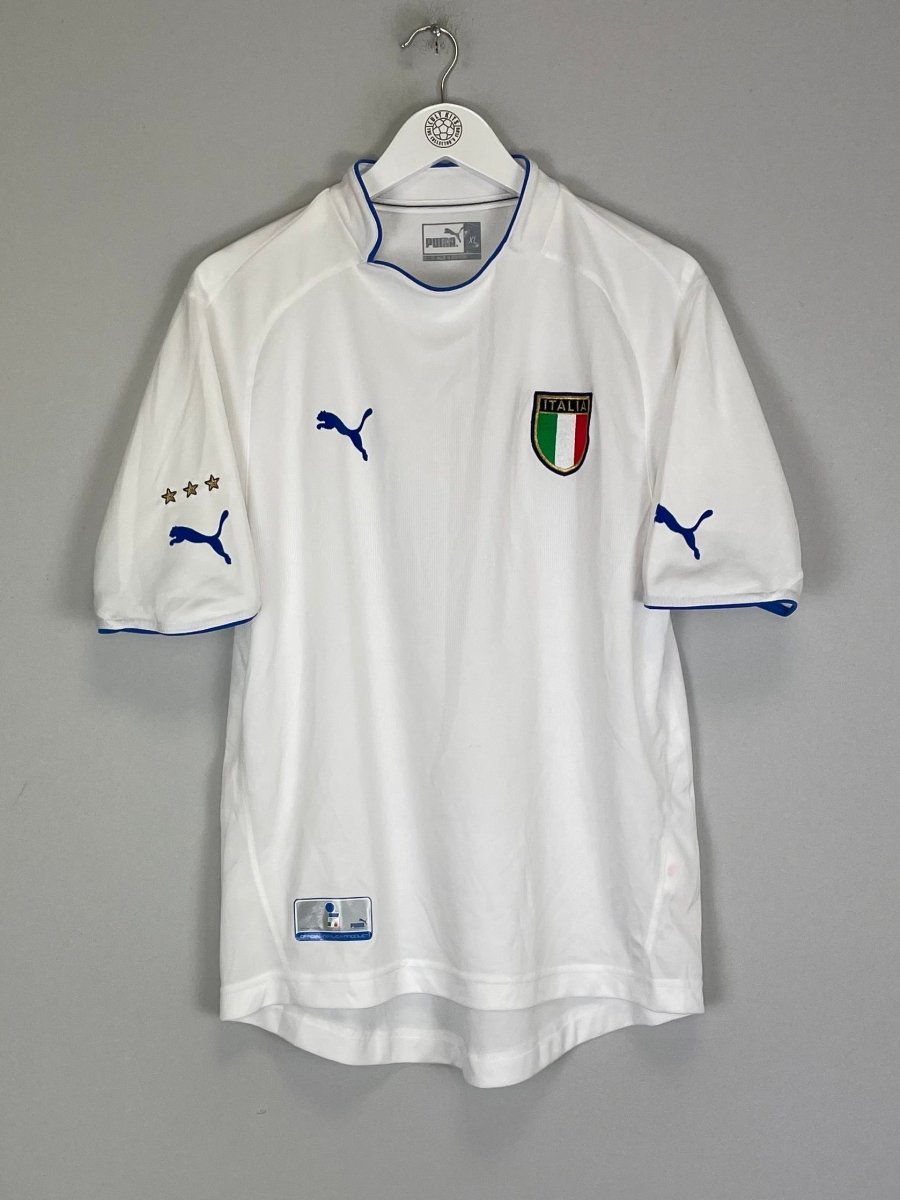 2003/04 ITALY AWAY SHIRT (XL) PUMA - Cult Kits - XL - Buy Vintage Football Shirts, Authentic Retro Football Shirts For Sale, Classic Football Shirts & Soccer Jersey
