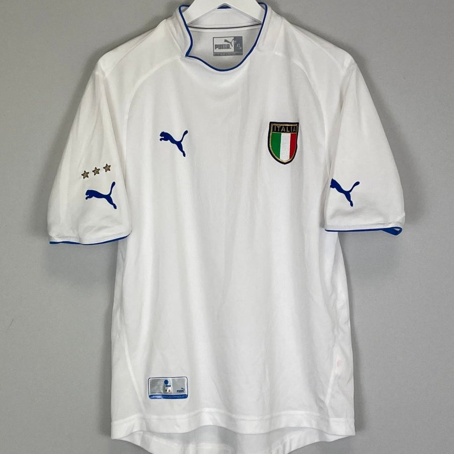 2003/04 ITALY AWAY SHIRT (XL) PUMA - Cult Kits - XL - Buy Vintage Football Shirts, Authentic Retro Football Shirts For Sale, Classic Football Shirts & Soccer Jersey