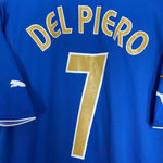 Shop 2003/04 ITALY DEL PIERO #10 HOME SHIRT (L) PUMA, classic football shirts, vintage football shirts & retro soccer jerseys at Cult Kits
