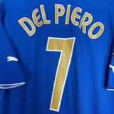 Shop 2003/04 ITALY DEL PIERO #10 HOME SHIRT (L) PUMA, classic football shirts, vintage football shirts & retro soccer jerseys at Cult Kits