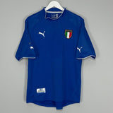 Shop 2003/04 ITALY HOME SHIRT (L) PUMA, classic football shirts, vintage football shirts & retro soccer jerseys at Cult Kits