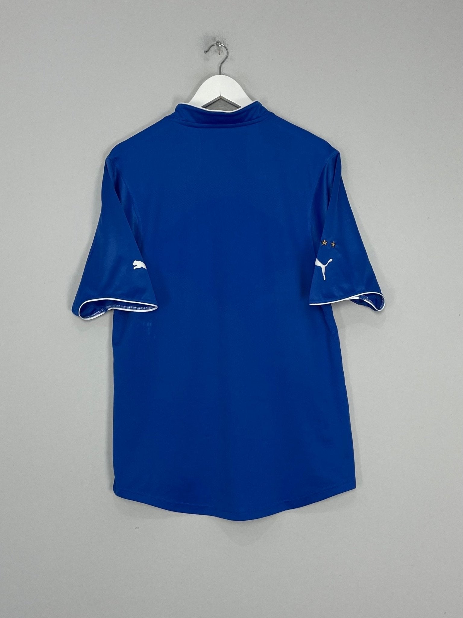 Shop 2003/04 ITALY HOME SHIRT (L) PUMA, classic football shirts, vintage football shirts & retro soccer jerseys at Cult Kits