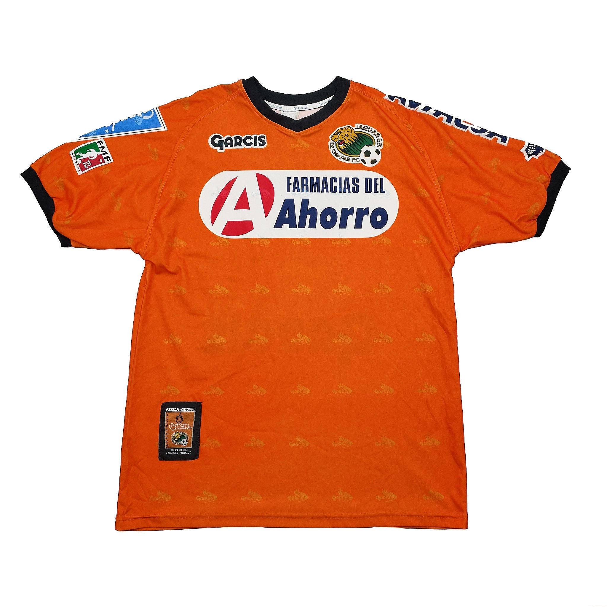Buy 2003/04 JAGUARES CHIAPAS HOME SHIRT (L) GARCIS ~ Free worldwide shipping available ~ Authentic Vintage Football Shirts from Cult Kits
