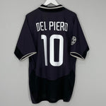 Shop 2003/04 JUVENTUS DEL PIERO #10 C/L AWAY SHIRT (XL) NIKE, classic football shirts, vintage football shirts & retro soccer jerseys at Cult Kits