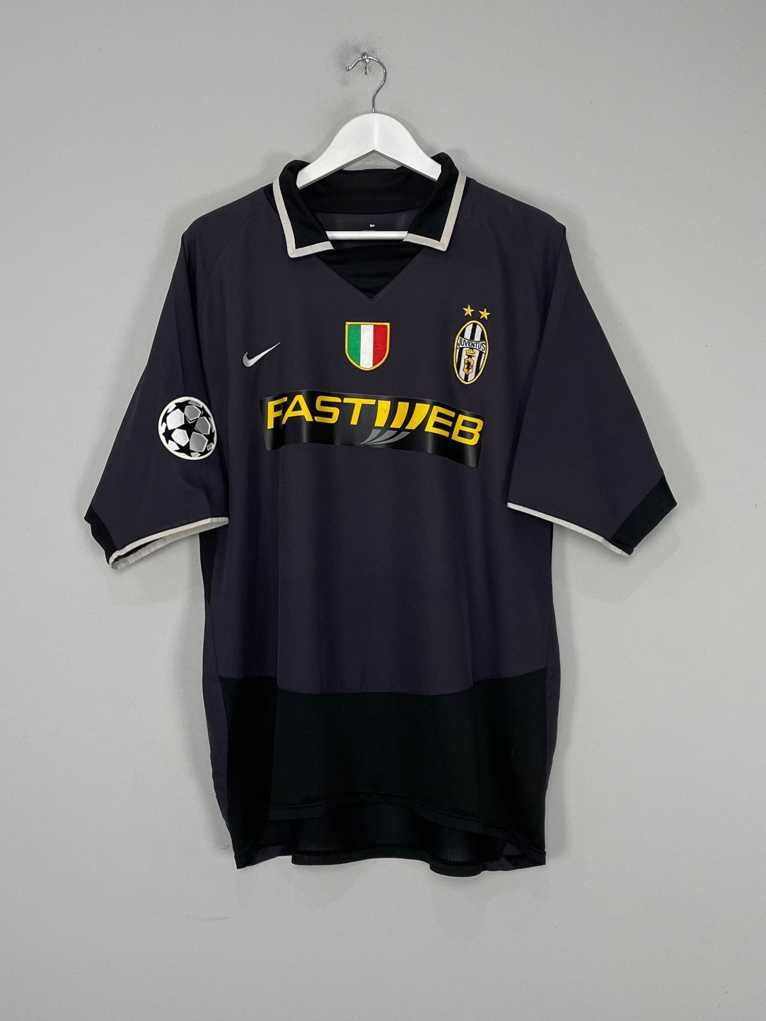 Shop 2003/04 JUVENTUS DEL PIERO #10 C/L AWAY SHIRT (XL) NIKE, classic football shirts, vintage football shirts & retro soccer jerseys at Cult Kits