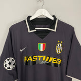 Shop 2003/04 JUVENTUS DEL PIERO #10 C/L AWAY SHIRT (XL) NIKE, classic football shirts, vintage football shirts & retro soccer jerseys at Cult Kits
