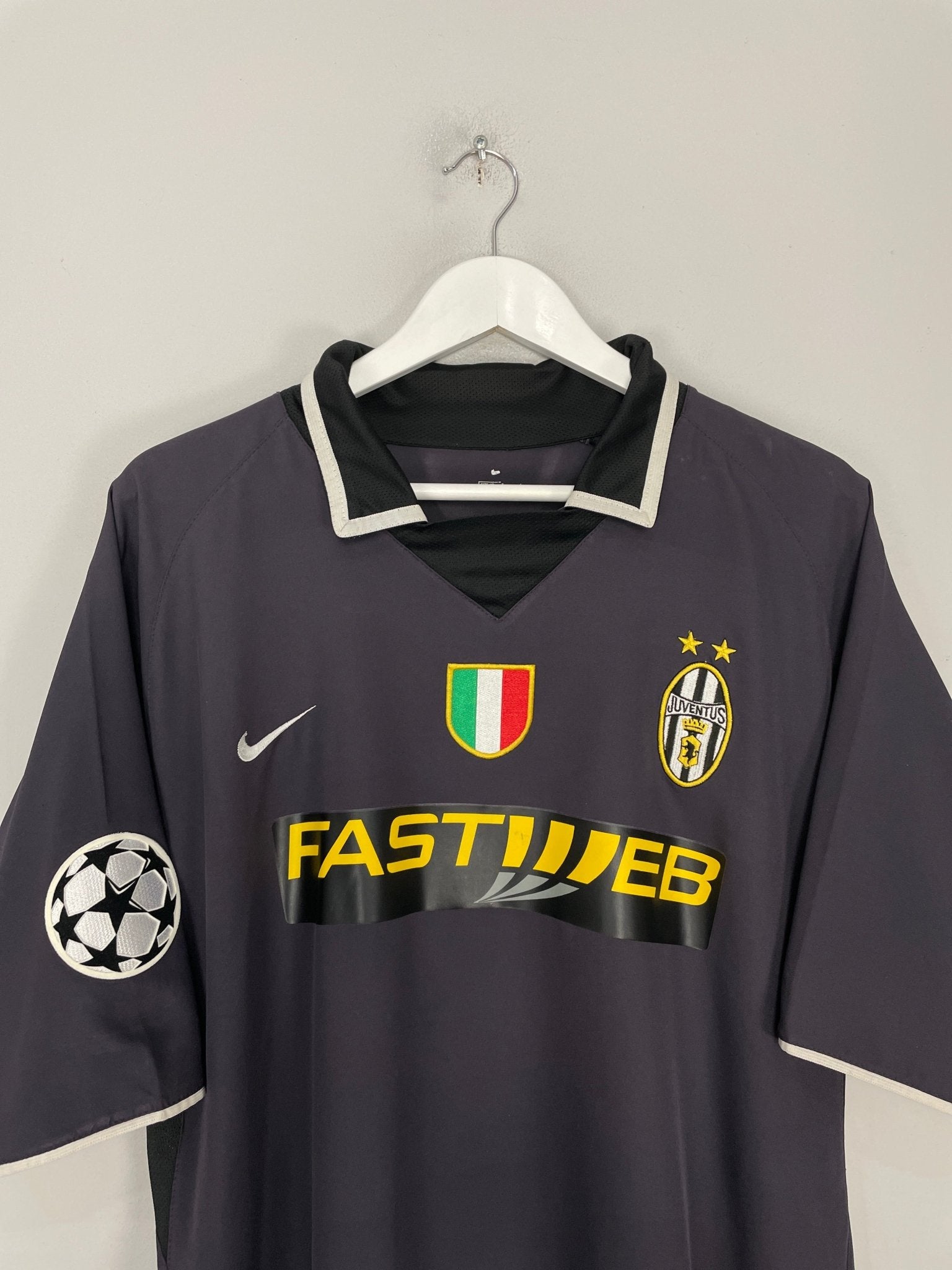 Shop 2003/04 JUVENTUS DEL PIERO #10 C/L AWAY SHIRT (XL) NIKE, classic football shirts, vintage football shirts & retro soccer jerseys at Cult Kits