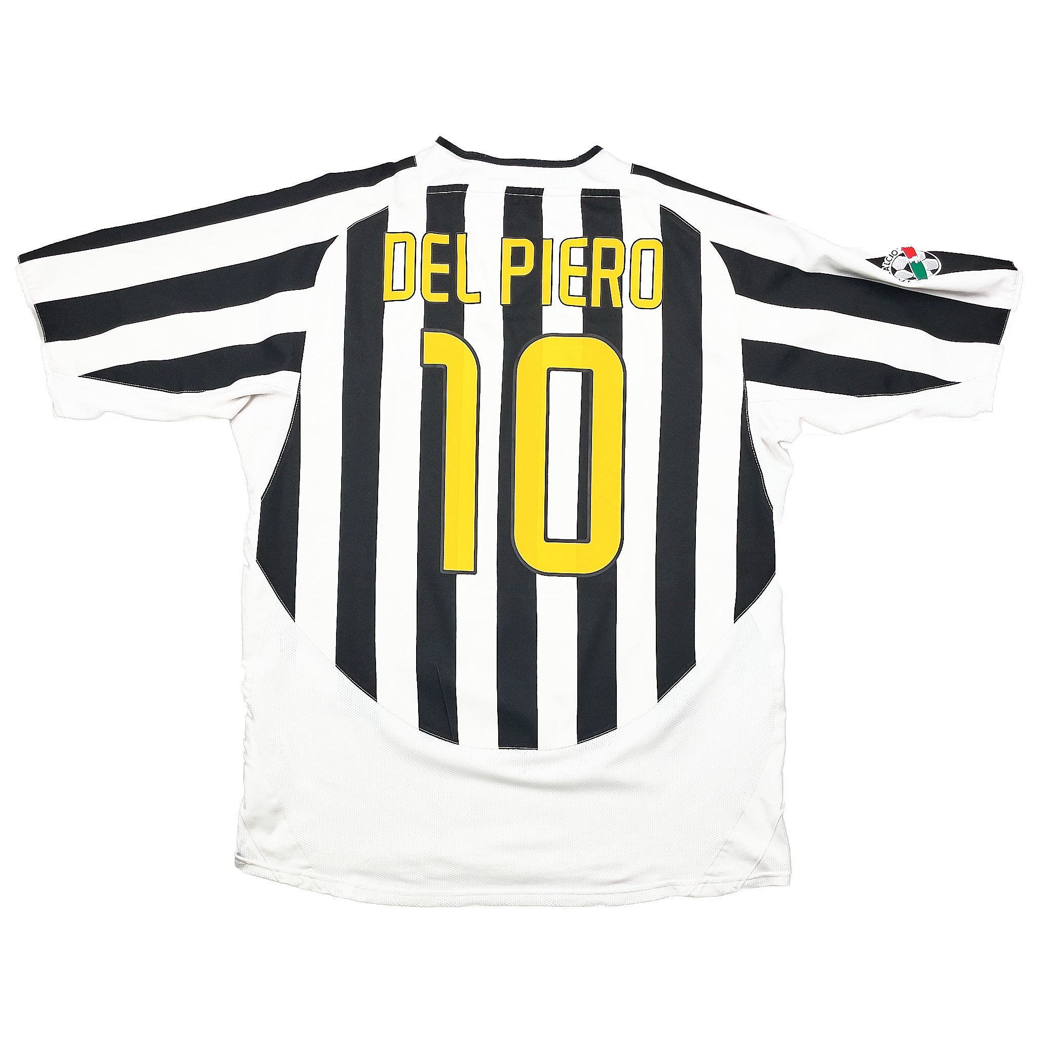 Buy 2003/04 Juventus Del Piero 10 Home Shirt (L) Nike ~ Free worldwide shipping available ~ Authentic Vintage Football Shirts from Cult Kits