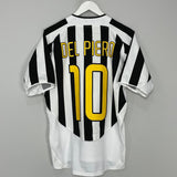 Shop 2003/04 JUVENTUS DEL PIERO #10 HOME SHIRT (M) NIKE, classic football shirts, vintage football shirts & retro soccer jerseys at Cult Kits