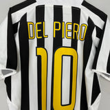 Shop 2003/04 JUVENTUS DEL PIERO #10 HOME SHIRT (M) NIKE, classic football shirts, vintage football shirts & retro soccer jerseys at Cult Kits