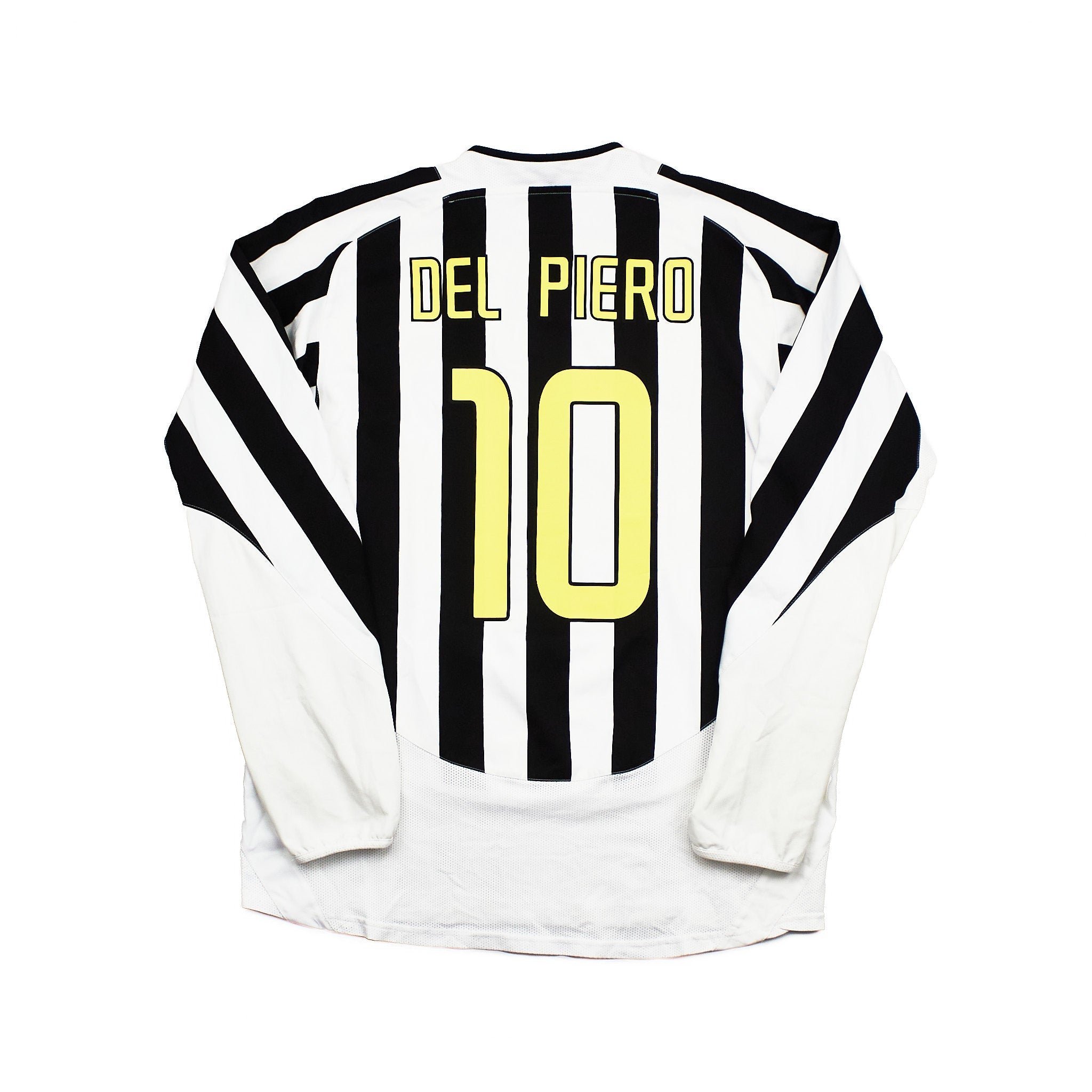 Buy 2003/04 Juventus Del Piero 10 L/S Home Shirt (L) Nike ~ Free worldwide shipping ~ Authentic Vintage Football Shirts from Cult Kits