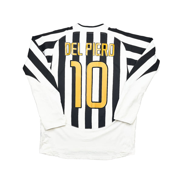 2003/04 Juventus Del Piero #10 L/S Home Shirt (L) Nike – Cult Kits