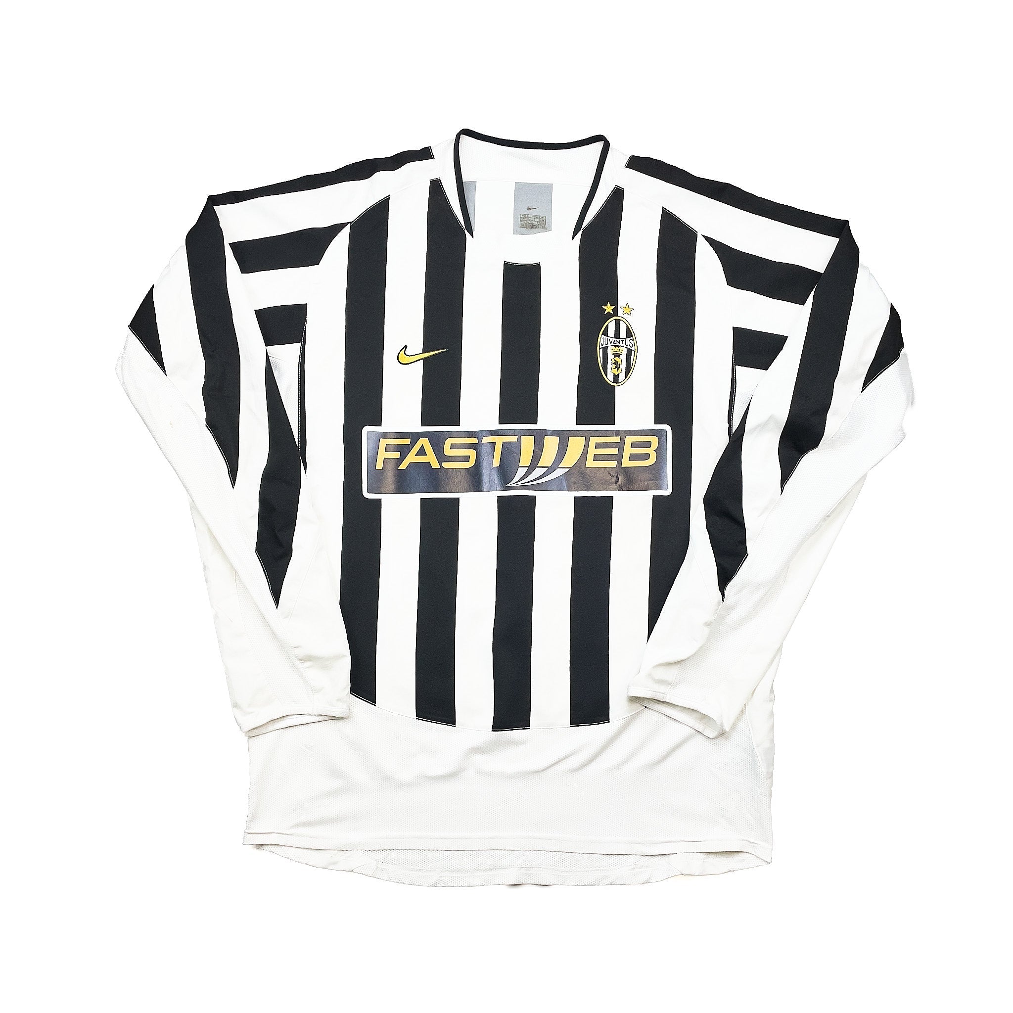 Buy 2003/04 Juventus Del Piero 10 L/S Home Shirt (L) Nike ~ Free worldwide shipping ~ Authentic Vintage Football Shirts from Cult Kits