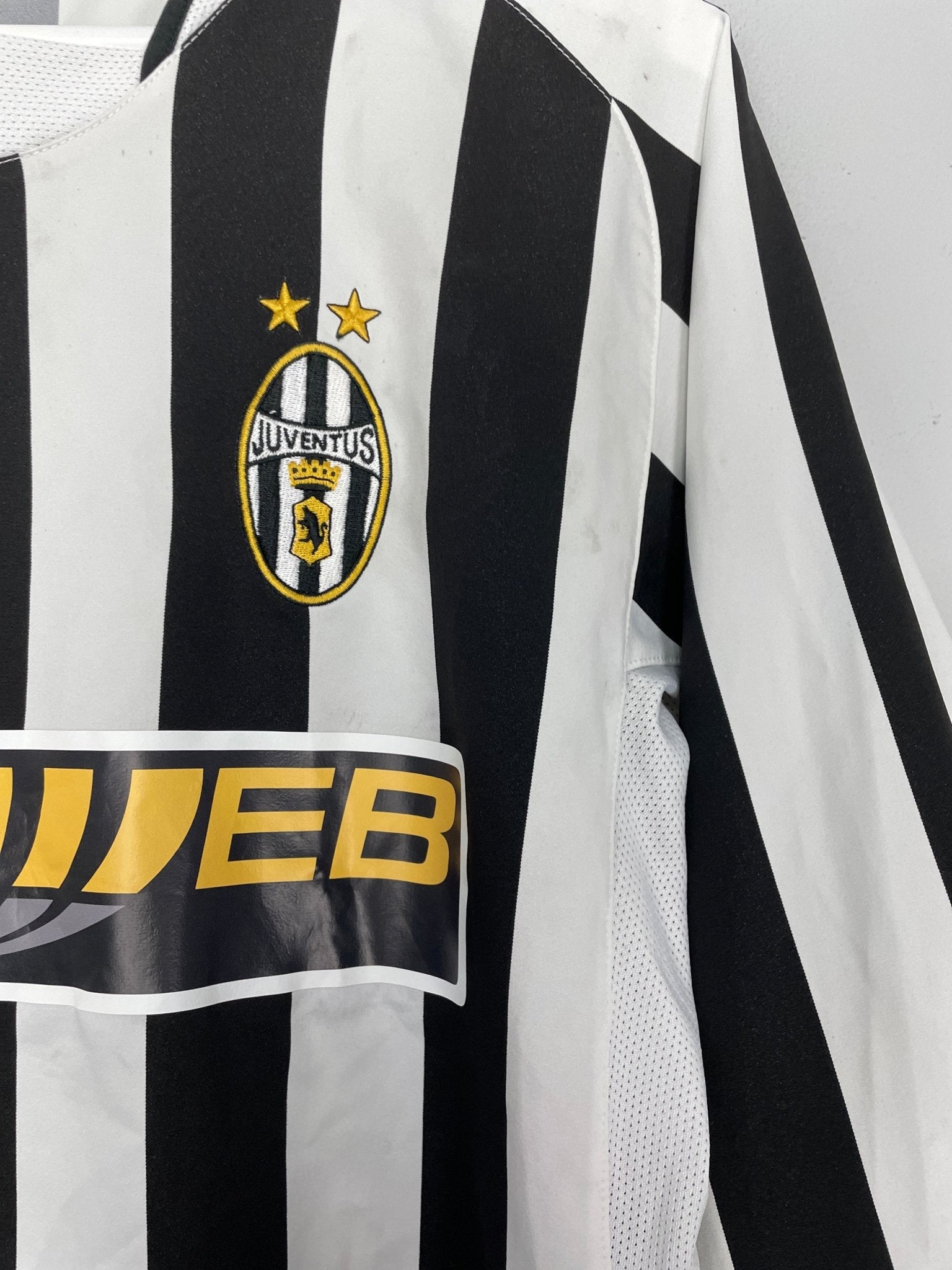 Shop 2003/04 JUVENTUS DEL PIERO #10 L/S HOME SHIRT (M) NIKE, classic football shirts, vintage football shirts & retro soccer jerseys at Cult Kits