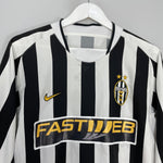 Shop 2003/04 JUVENTUS DEL PIERO #10 L/S HOME SHIRT (M) NIKE, classic football shirts, vintage football shirts & retro soccer jerseys at Cult Kits