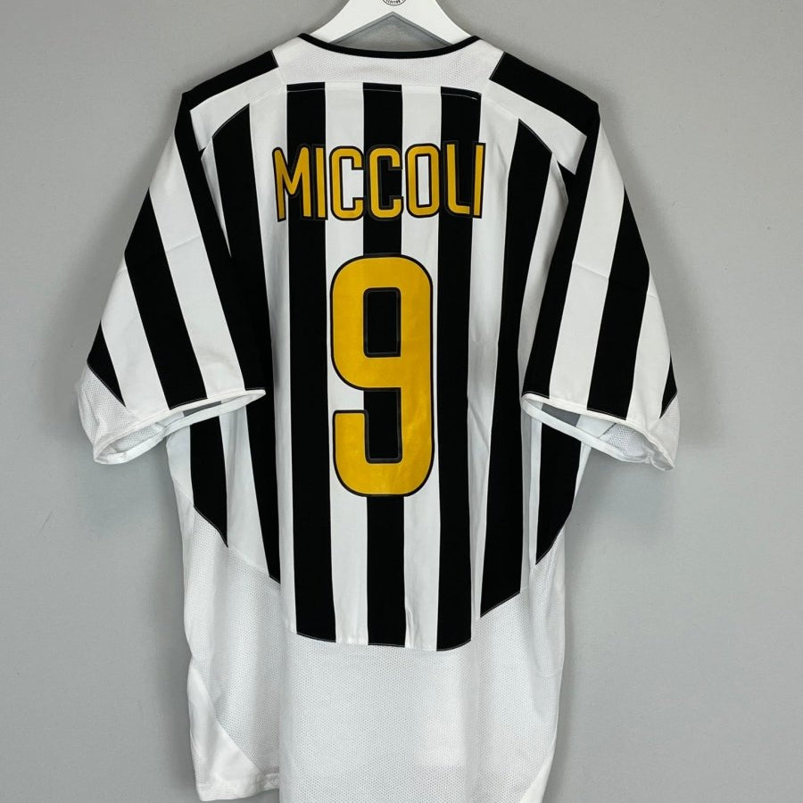 2003/04 JUVENTUS MICCOLI 9 HOME SHIRT (XL) NIKE - Cult Kits - XL - Buy Vintage Football Shirts, Authentic Retro Football Shirts For Sale, Classic Football Shirts & Soccer Jersey