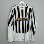 Shop 2003/04 JUVENTUS NEDVED #11 L/S HOME SHIRT (L) NIKE, classic football shirts, vintage football shirts & retro soccer jerseys at Cult Kits