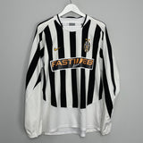 Shop 2003/04 JUVENTUS NEDVED #11 L/S HOME SHIRT (L) NIKE, classic football shirts, vintage football shirts & retro soccer jerseys at Cult Kits