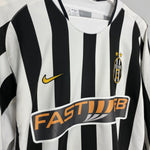 Shop 2003/04 JUVENTUS NEDVED #11 L/S HOME SHIRT (L) NIKE, classic football shirts, vintage football shirts & retro soccer jerseys at Cult Kits
