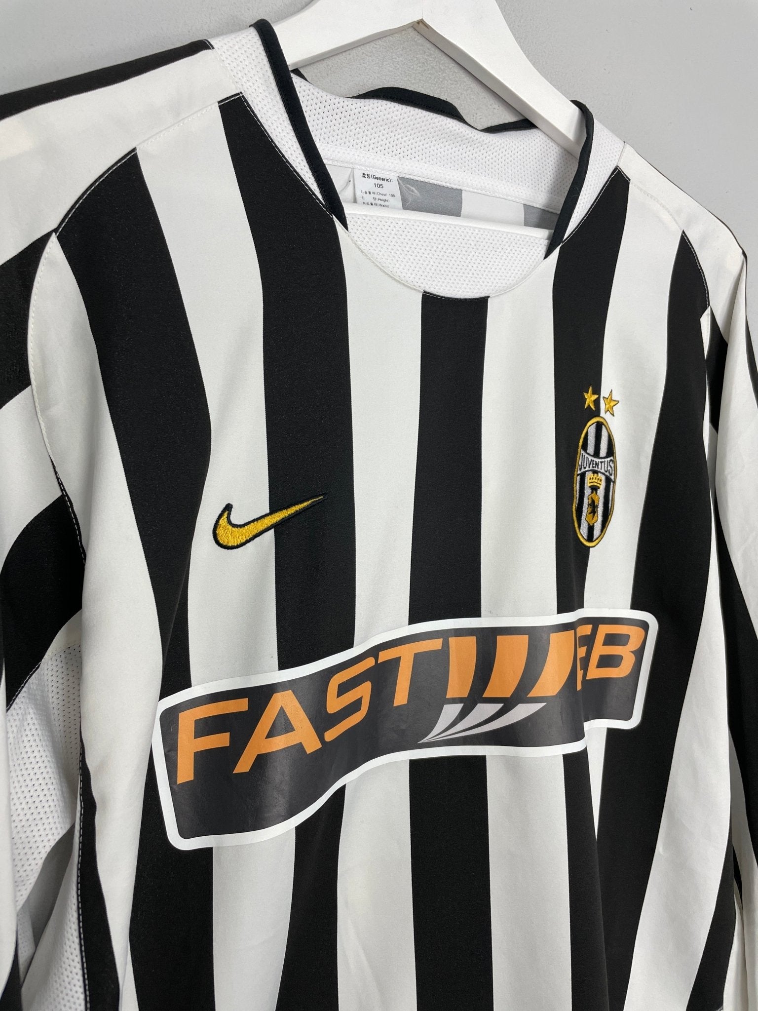 Shop 2003/04 JUVENTUS NEDVED #11 L/S HOME SHIRT (L) NIKE, classic football shirts, vintage football shirts & retro soccer jerseys at Cult Kits